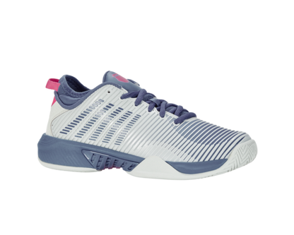 K-Swiss Women's Hypercourt Supreme Blue Blush Infinity Carmine Rose Shoes