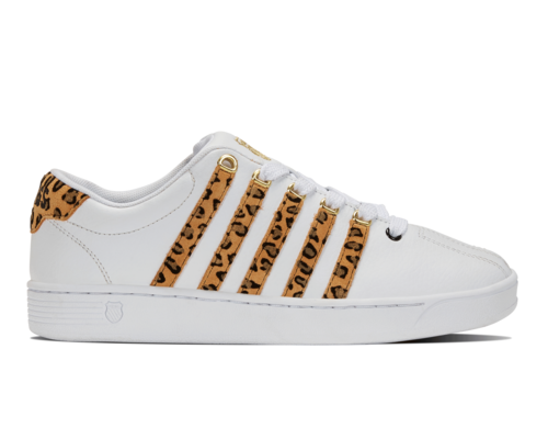 K-Swiss Women's Court Pro Ii White Leopard Shoes