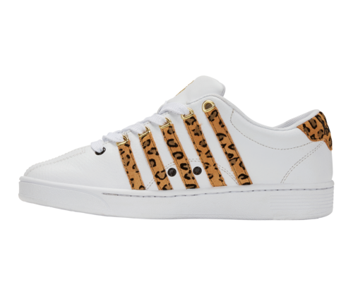 K-Swiss Women's Court Pro Ii White Leopard Shoes