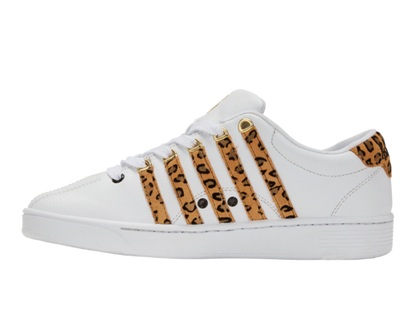 K-Swiss Women's Court Pro Ii White Leopard Shoes