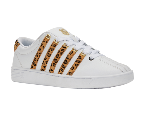 K-Swiss Women's Court Pro Ii White Leopard Shoes