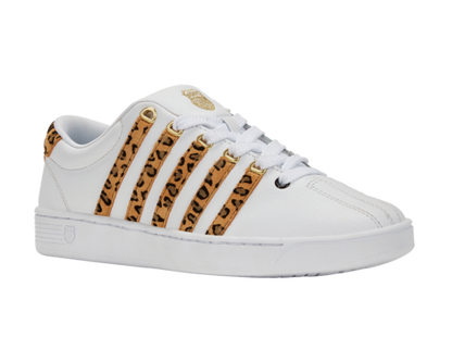 K-Swiss Women's Court Pro Ii White Leopard Shoes