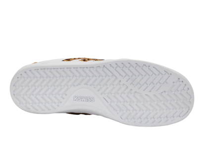 K-Swiss Women's Court Pro Ii White Leopard Shoes