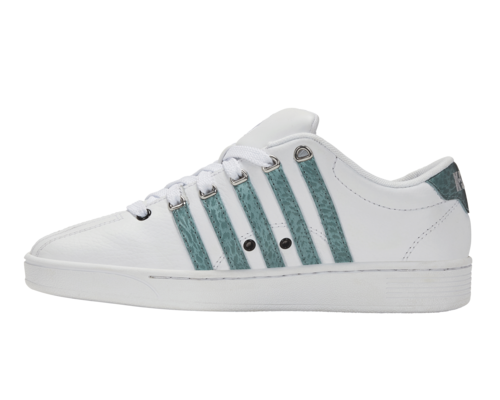 K-Swiss Women's Court Pro Ii White Blue Panther Shoes