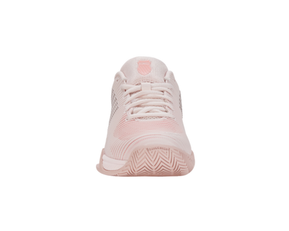 K-Swiss Women's Hypercourt Express 2 Wide Almost Mauve Sepia Rose Pale Neon Coral Shoes