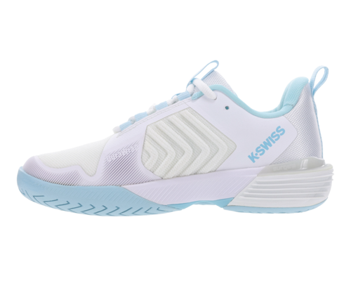 K-Swiss Women's Ultrashot 3 White Blue Glow Shoes