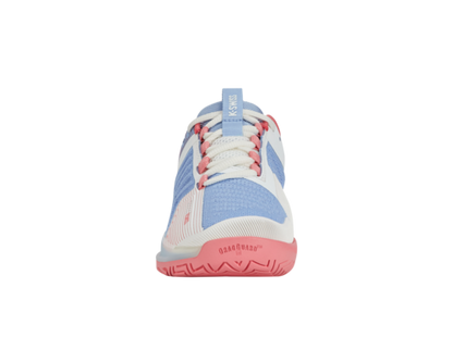 K-Swiss Women's Ultrashot 3 Bright White Open Air Strawberry Ice Shoes