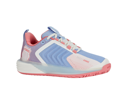 K-Swiss Women's Ultrashot 3 Bright White Open Air Strawberry Ice Shoes