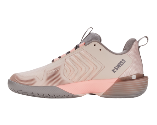 K-Swiss Women's Ultrashot 3 Morganite Satellite Pale Neon Coral Shoes