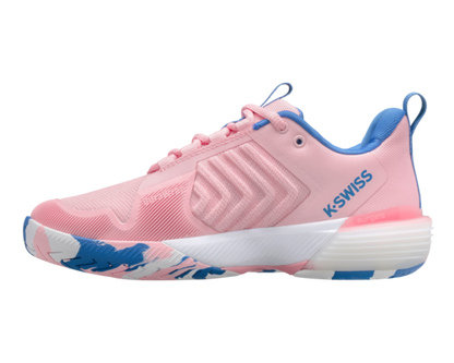 K-Swiss Women's Ultrashot 3 Orchid Pink White Star Sapphire Shoes