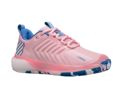 K-Swiss Women's Ultrashot 3 Orchid Pink White Star Sapphire Shoes