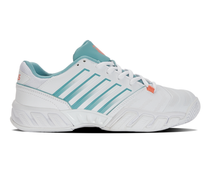 K-Swiss Women's Bigshot Light 4 White Nile Blue Desert Flower Shoes