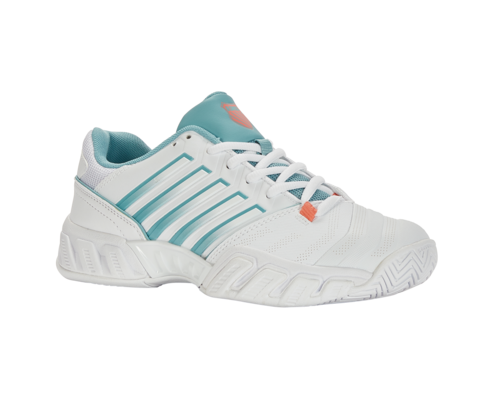 K-Swiss Women's Bigshot Light 4 White Nile Blue Desert Flower Shoes