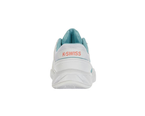 K-Swiss Women's Bigshot Light 4 White Nile Blue Desert Flower Shoes