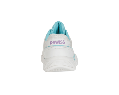 K-Swiss Women's Bigshot Light 4 Brilliant White Angel Blue Sheer Lilac Shoes