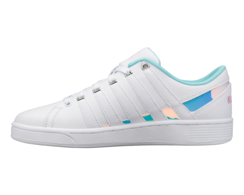 K-Swiss Women's Ramli Court White Iridescent Shoes