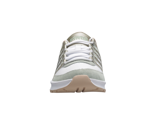 K-Swiss Women's Vista Trainer White Frosty Green Champagne Shoes