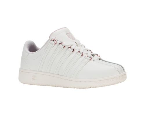 K-Swiss Women's Classic Vn Brilliant White Sepia Rose Almost Mauve Shoes