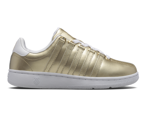 K-Swiss Women's Classic Vn Gold White Shoes