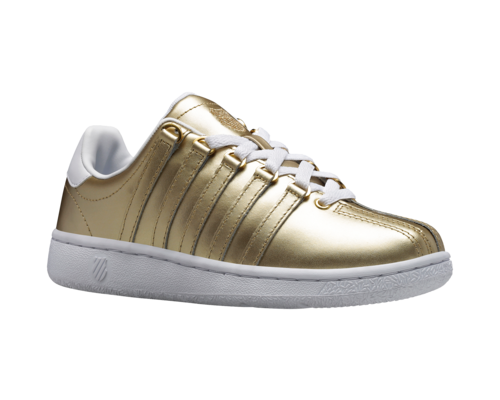 K-Swiss Women's Classic Vn Gold White Shoes