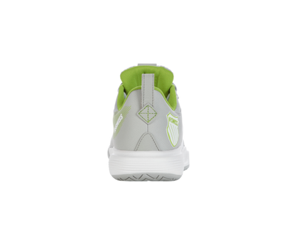 K-Swiss Women's Ultrashot Team Gray Violet White Lime Green Shoes