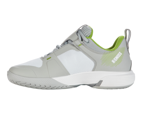 K-Swiss Women's Ultrashot Team Gray Violet White Lime Green Shoes