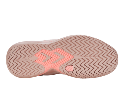 K-Swiss Women's Ultrashot Team Almost Mauve Sepia Rose Pale Neon Coral Shoes