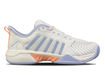 K-Swiss Women's Pickleball Supreme White Heather Peach Fuzz Shoes