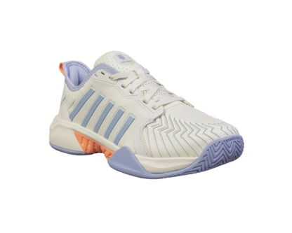 K-Swiss Women's Pickleball Supreme White Heather Peach Fuzz Shoes