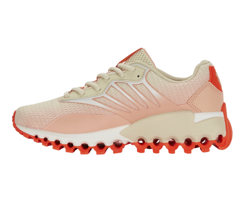 K-Swiss Women's Tubes Sport Pistachio Shell Almost Apricot Cherry Tomato Shoes