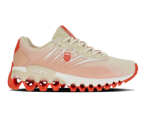 K-Swiss Women's Tubes Sport Pistachio Shell Almost Apricot Cherry Tomato Shoes