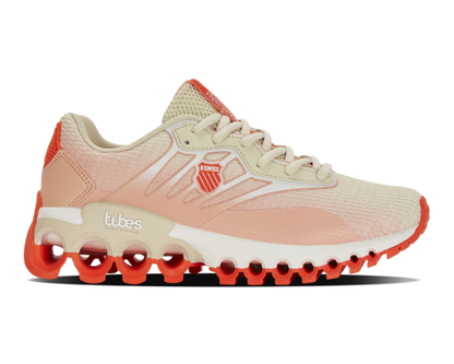 K-Swiss Women's Tubes Sport Pistachio Shell Almost Apricot Cherry Tomato Shoes