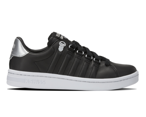 K-Swiss Women's Lozan Ii Black White Silver Shoes