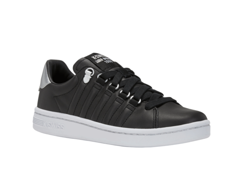 K-Swiss Women's Lozan Ii Blk Wht Silver Shoes