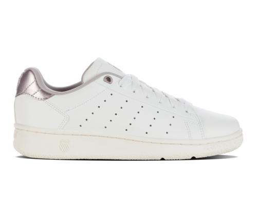 K-Swiss Women's Classic Pf Brilliant White Astro Dust Copper Snow White Shoes