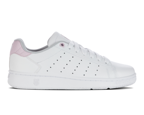 K-Swiss Women's Classic Pf White Lilac Snow Gray Violet Shoes