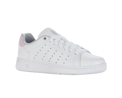 K-Swiss Women's Classic Pf White Lilac Snow Gray Violet Shoes