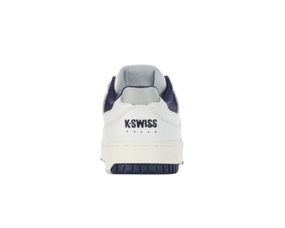 K-Swiss Women's Gstaad Gold Brilliant White Peacoat Gray Violet Shoes