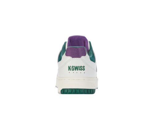 K-Swiss Women's Gstaad Gold Brilliant White Aventurine Sunset Purple Shoes