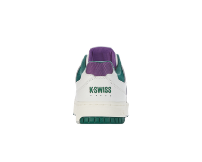 K-Swiss Women's Gstaad Gold Brilliant White Aventurine Sunset Purple Shoes