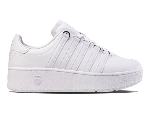 K-Swiss Women's Classic Vn Platform White White Shoes