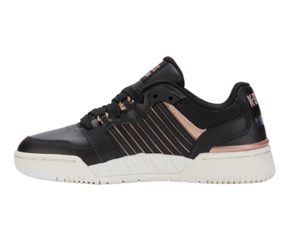 K-Swiss Women's Si-18 Rival Black Rose Gold Shoes