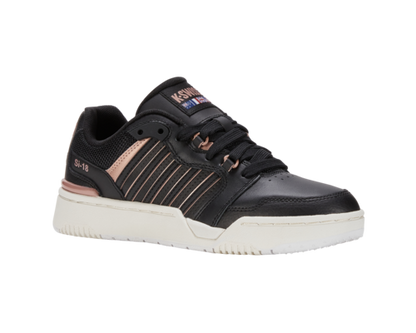 K-Swiss Women's Si-18 Rival Black Rose Gold Shoes