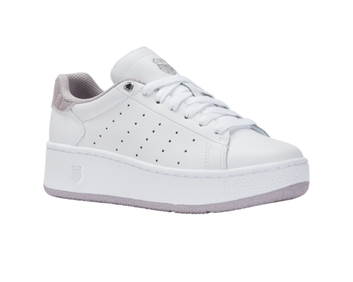 K-Swiss Women's Classic Pf Platform White Raindrops Shoes