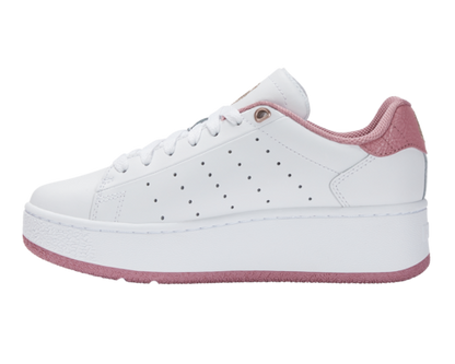 K-Swiss Women's Classic Pf Platform White Foxglove Shoes