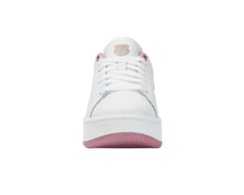 K-Swiss Women's Classic Pf Platform White Foxglove Shoes