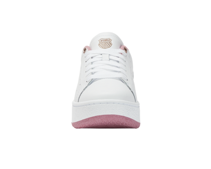 K-Swiss Women's Classic Pf Platform White Foxglove Shoes