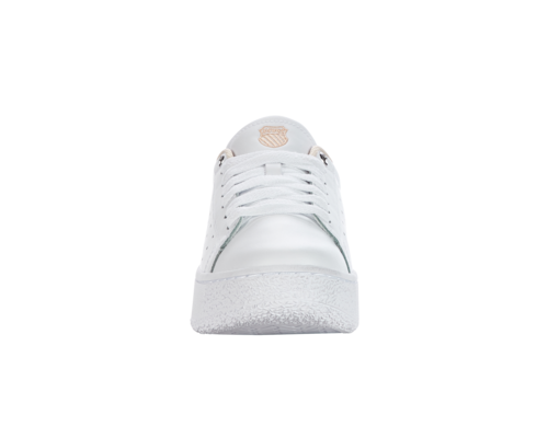 K-Swiss Women's Classic Pf Platform White Cream Tan Pearl Shoes