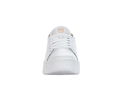 K-Swiss Women's Classic Pf Platform White Cream Tan Pearl Shoes