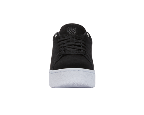 K-Swiss Women's Clsc Pf Platform Sde Black White Shoes